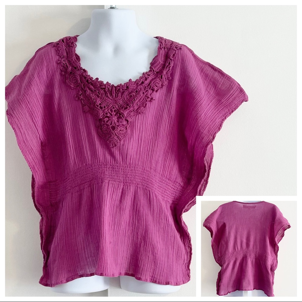 Girl’s 77kids Short Sleeve Dolman Top Size XS 5/6